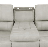 Brickston Triple Power Reclining Sofa Grey by Coaster at Eve Furniture