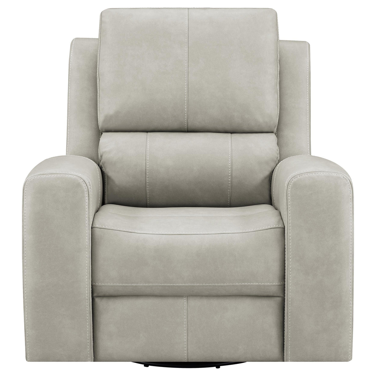 Brickston Gray Triple Power Swivel Glider Recliner by Coaster at Eve Furniture