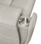 Brickston Triple Power Reclining Sofa Grey by Coaster at Eve Furniture