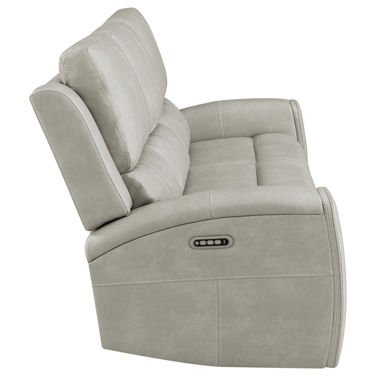 Brickston Triple Power Reclining Sofa Grey by Coaster at Eve Furniture