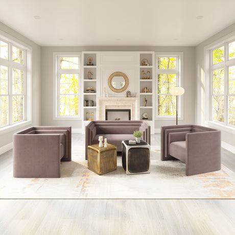 Brics Multicolor Side Table Set (2-Piece) by Zuomod at Eve Furniture