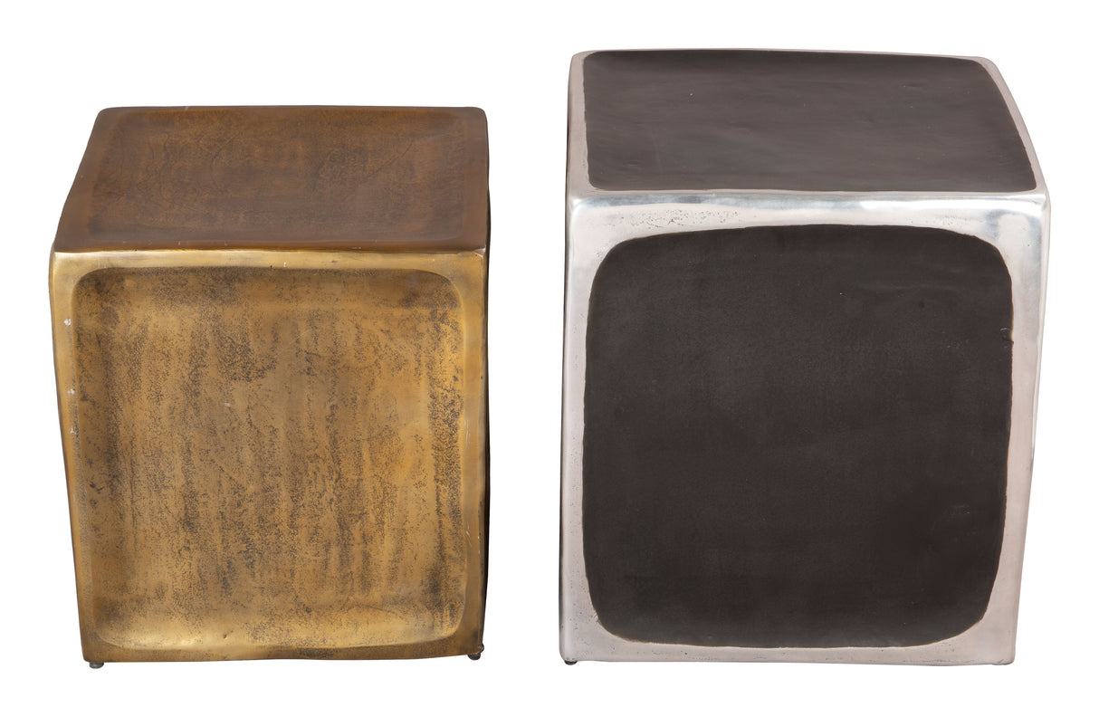 Brics Multicolor Side Table Set (2-Piece) by Zuomod at Eve Furniture