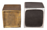 Brics Multicolor Side Table Set (2-Piece) by Zuomod at Eve Furniture