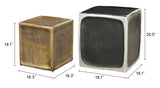 Brics Multicolor Side Table Set (2-Piece) by Zuomod at Eve Furniture