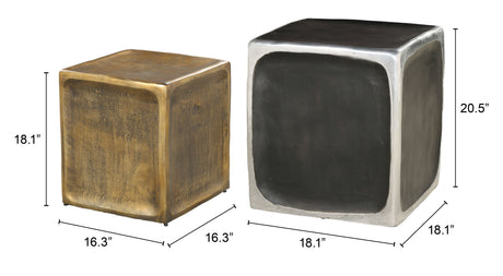 Brics Multicolor Side Table Set (2-Piece) by Zuomod at Eve Furniture