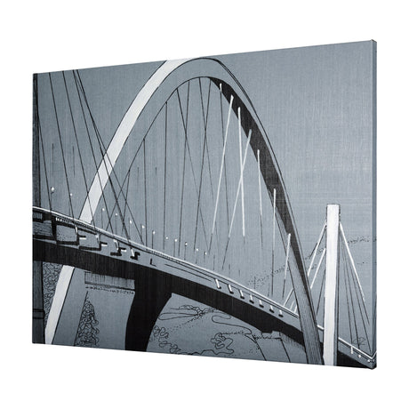 Bridge I by Mercana Studio a Hand Embellished Textured Canvas by Mercana at Eve Furniture
