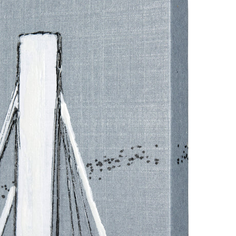 Bridge I by Mercana Studio a Hand Embellished Textured Canvas by Mercana at Eve Furniture