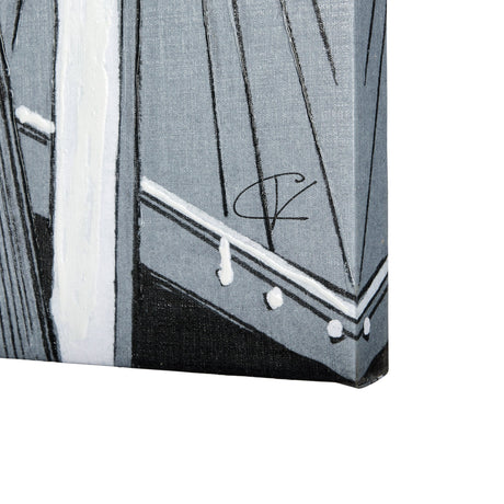 Bridge I by Mercana Studio a Hand Embellished Textured Canvas by Mercana at Eve Furniture