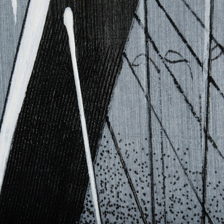 Bridge III by Mercana Studio a Hand Embellished Textured Canvas by Mercana at Eve Furniture