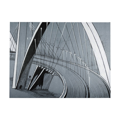 Bridge III by Mercana Studio a Hand Embellished Textured Canvas by Mercana at Eve Furniture