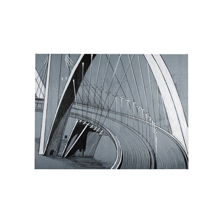 Bridge III by Mercana Studio a Hand Embellished Textured Canvas by Mercana at Eve Furniture