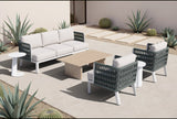 Bridgehampton White Outdoor Armchair by Zuomod at Eve Furniture