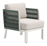 Bridgehampton White Outdoor Armchair by Zuomod at Eve Furniture