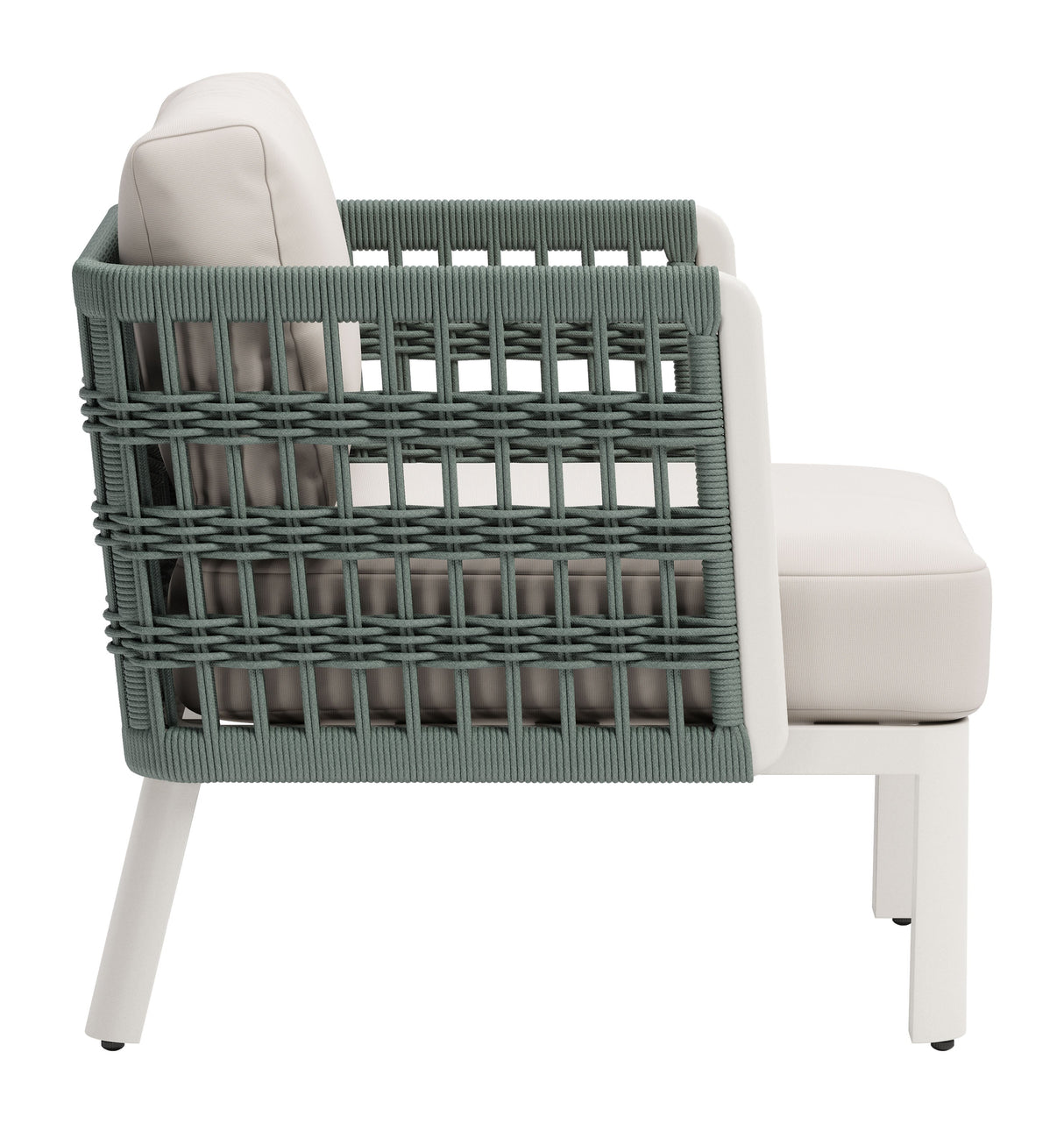 Bridgehampton White Outdoor Armchair by Zuomod at Eve Furniture