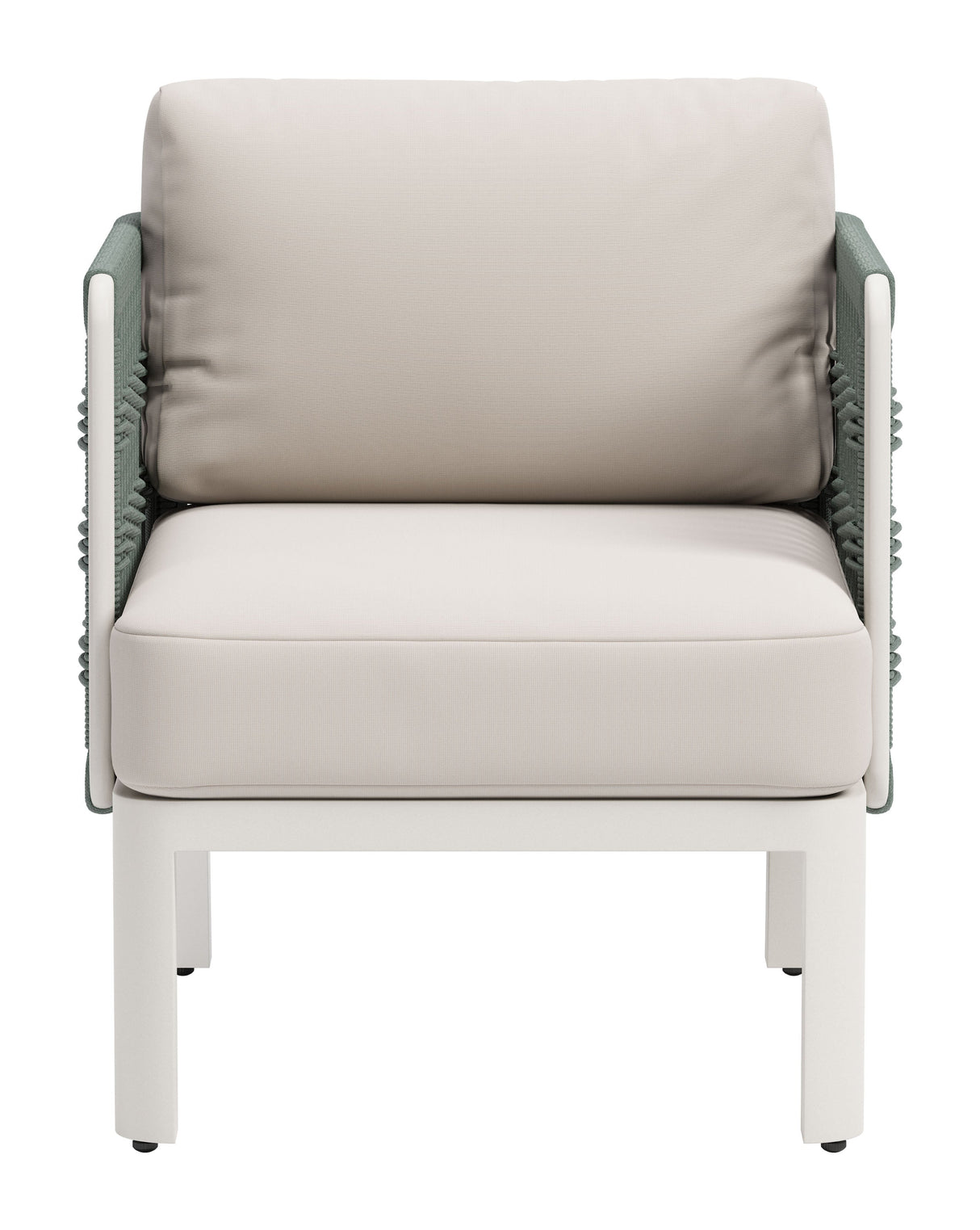 Bridgehampton White Outdoor Armchair by Zuomod at Eve Furniture