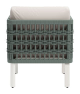Bridgehampton White Outdoor Armchair by Zuomod at Eve Furniture