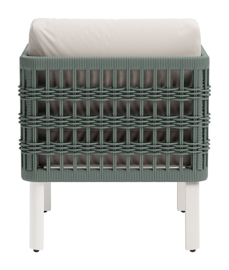 Bridgehampton White Outdoor Armchair by Zuomod at Eve Furniture