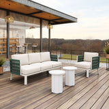 Bridgehampton White Outdoor Sofa by Zuomod at Eve Furniture