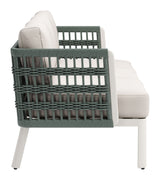 Bridgehampton White Outdoor Sofa by Zuomod at Eve Furniture