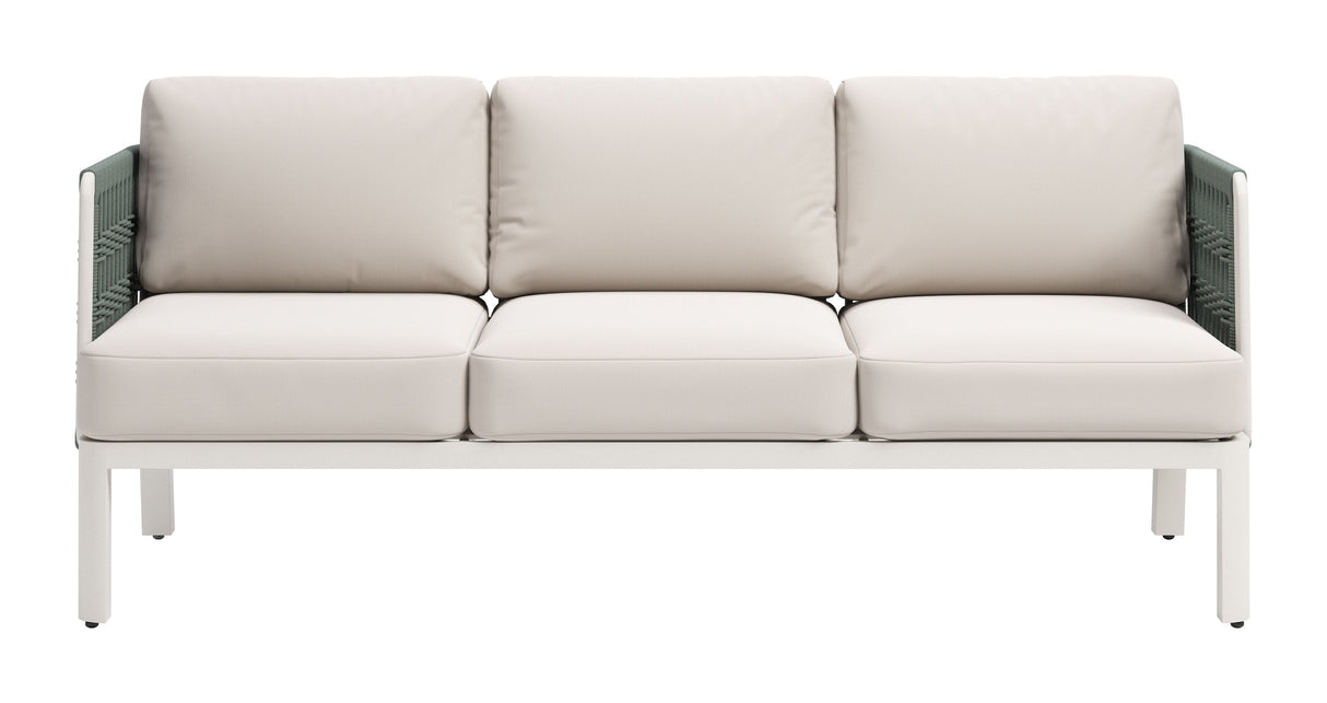 Bridgehampton White Outdoor Sofa by Zuomod at Eve Furniture