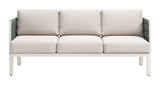 Bridgehampton White Outdoor Sofa by Zuomod at Eve Furniture