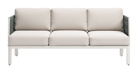 Bridgehampton White Outdoor Sofa by Zuomod at Eve Furniture