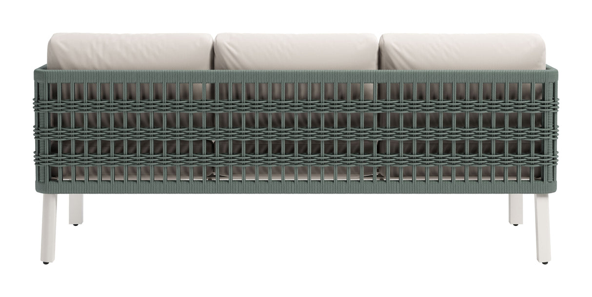 Bridgehampton White Outdoor Sofa by Zuomod at Eve Furniture