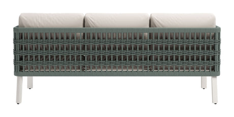 Bridgehampton White Outdoor Sofa by Zuomod at Eve Furniture