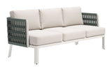 Bridgehampton White Outdoor Sofa by Zuomod at Eve Furniture