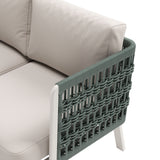 Bridgehampton White Outdoor Sofa by Zuomod at Eve Furniture