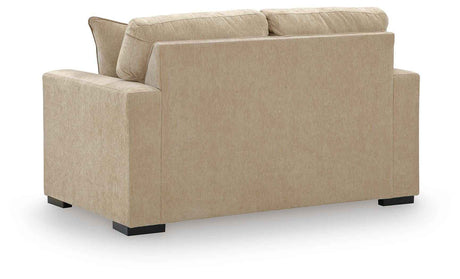 Bridgepoint Almond Loveseat by Ashley at Eve Furniture