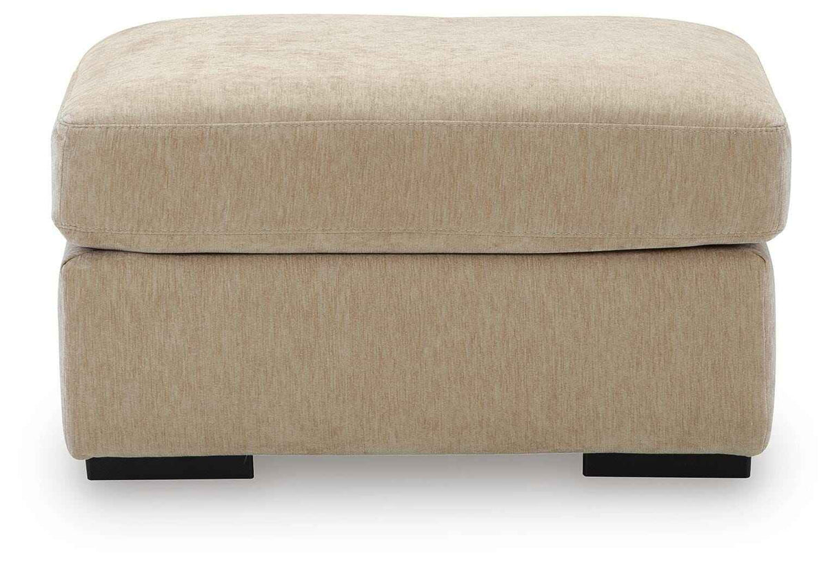 Bridgepoint Almond Ottoman by Ashley at Eve Furniture