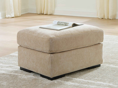 Bridgepoint Almond Ottoman by Ashley at Eve Furniture