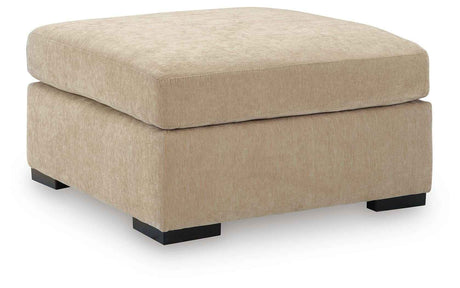 Bridgepoint Almond Oversized Accent Ottoman by Ashley at Eve Furniture