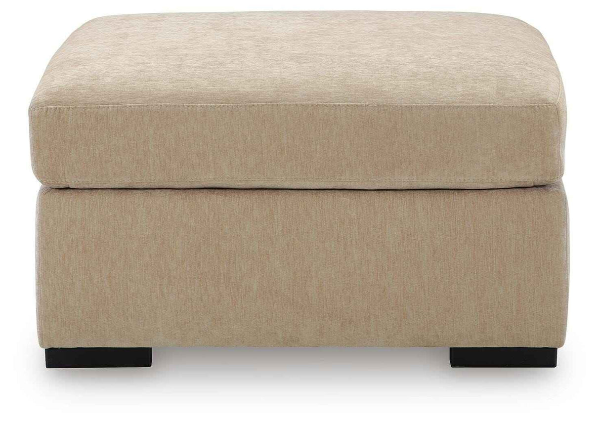 Bridgepoint Almond Oversized Accent Ottoman by Ashley at Eve Furniture