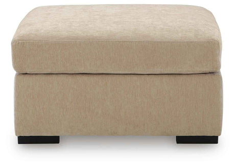 Bridgepoint Almond Oversized Accent Ottoman by Ashley at Eve Furniture