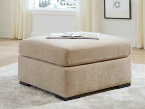 Bridgepoint Almond Oversized Accent Ottoman by Ashley at Eve Furniture