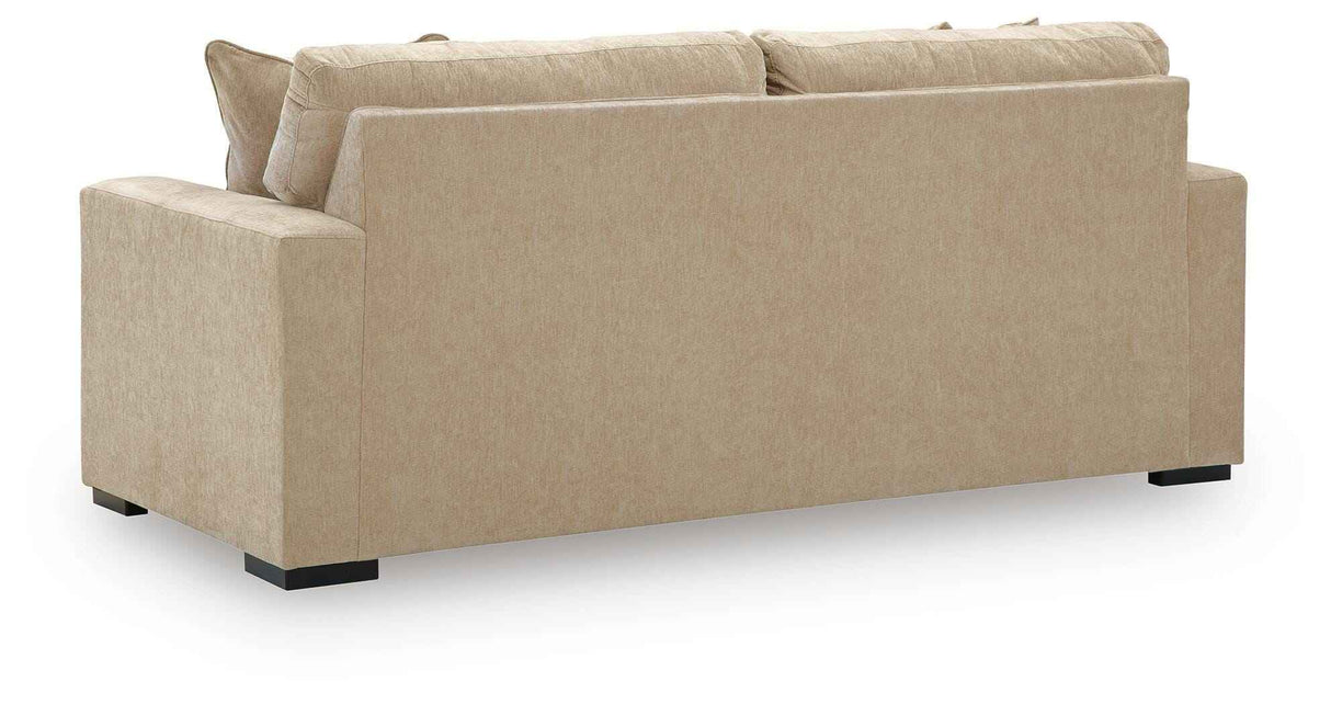 Bridgepoint Almond Queen Sofa Sleeper by Ashley at Eve Furniture