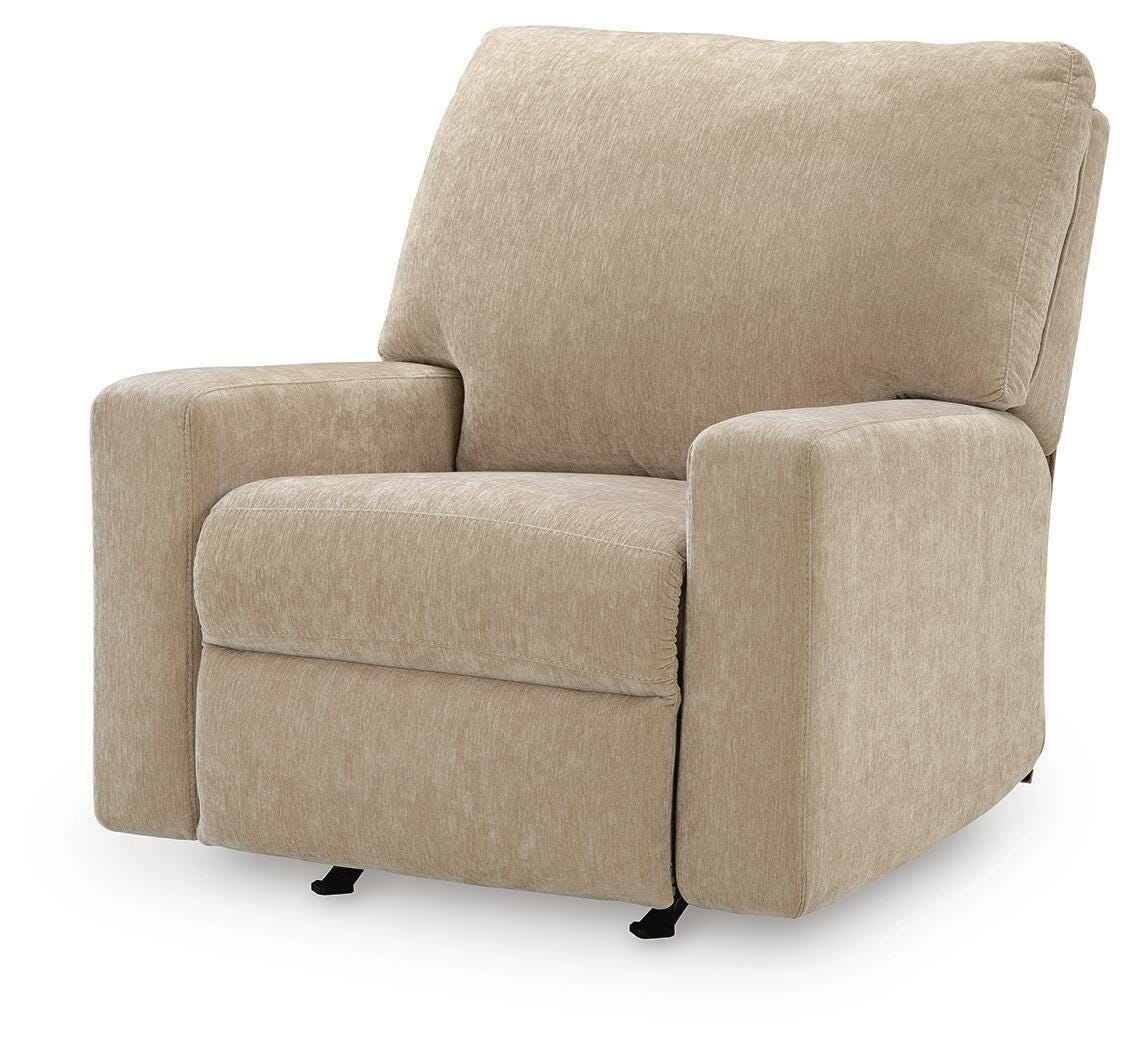 Bridgepoint Almond Recliner by Ashley at Eve Furniture