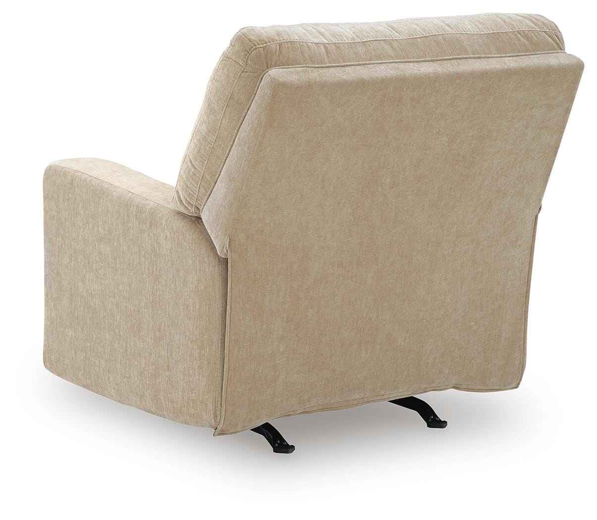 Bridgepoint Almond Recliner by Ashley at Eve Furniture