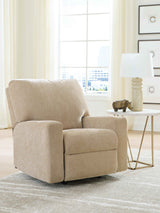 Bridgepoint Almond Recliner by Ashley at Eve Furniture