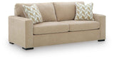 Bridgepoint Almond Sofa by Ashley at Eve Furniture