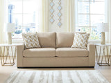 Bridgepoint Almond Sofa by Ashley at Eve Furniture