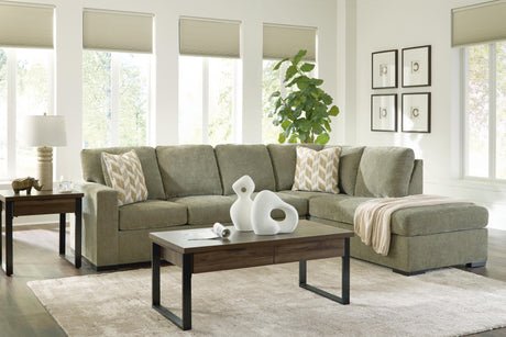 Bridgepoint Moss 2-Piece Sectional with Chaise by Ashley at Eve Furniture