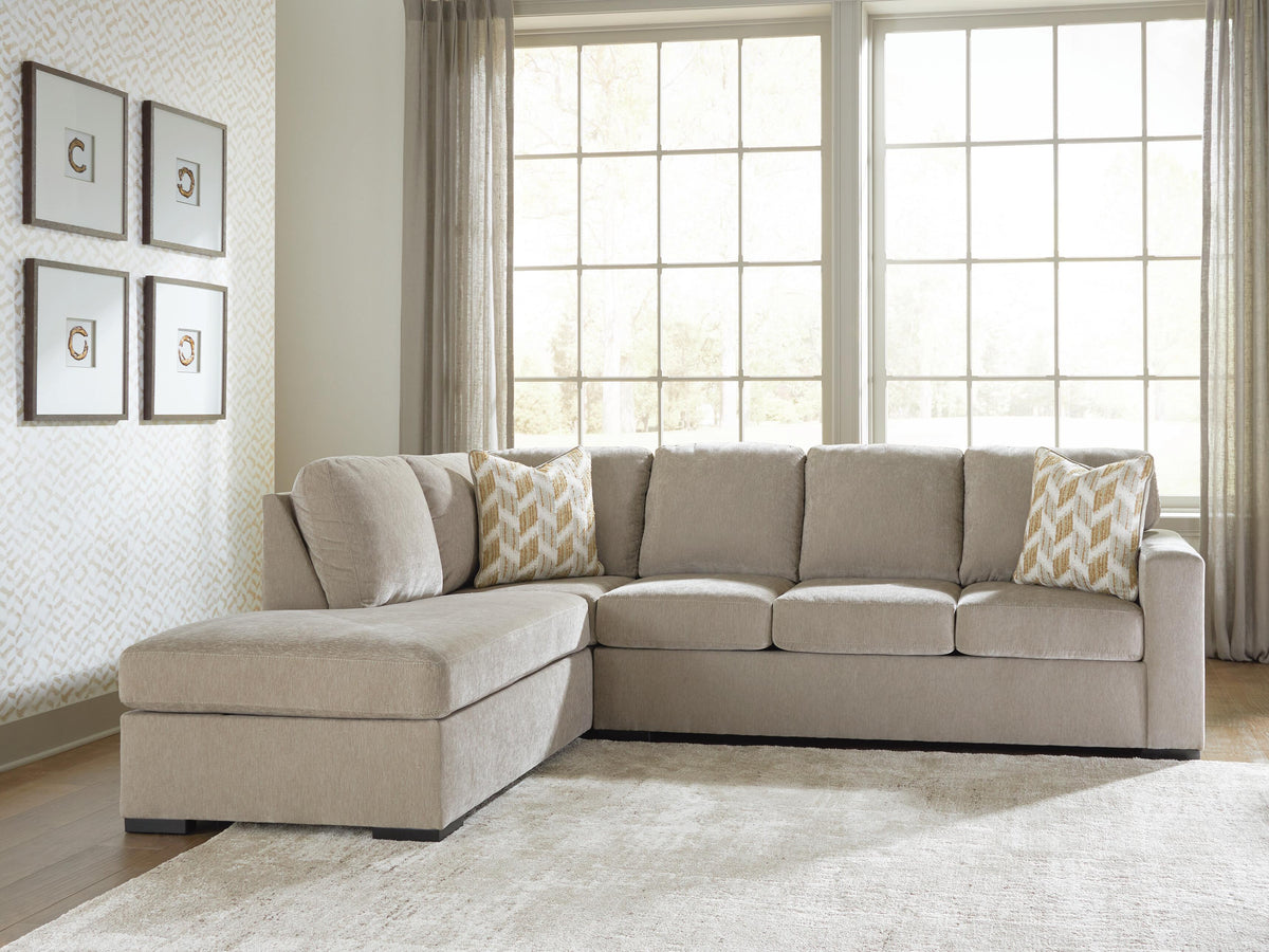Bridgepoint Moss 2-Piece Sectional with Chaise by Ashley at Eve Furniture