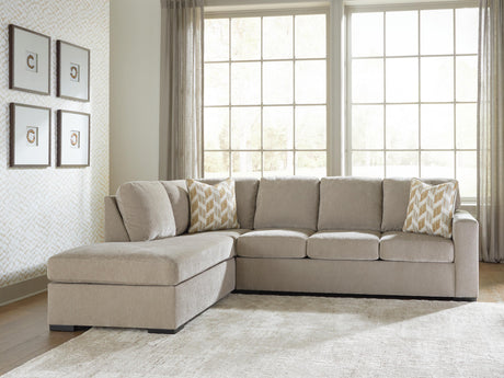 Bridgepoint Moss 2-Piece Sectional with Chaise by Ashley at Eve Furniture