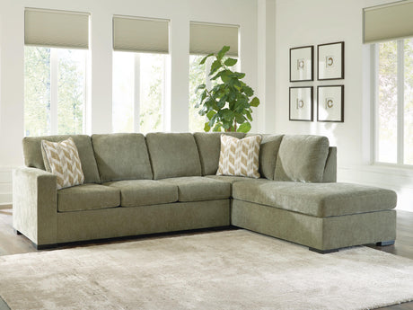 Bridgepoint Moss 2-Piece Sectional with Chaise by Ashley at Eve Furniture