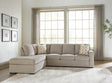 Bridgepoint Moss 2-Piece Sectional with Chaise by Ashley at Eve Furniture