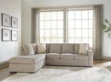 Bridgepoint Moss 2-Piece Sectional with Chaise by Ashley at Eve Furniture