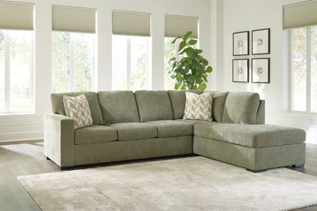 Bridgepoint Moss 2-Piece Sectional with Chaise by Ashley at Eve Furniture